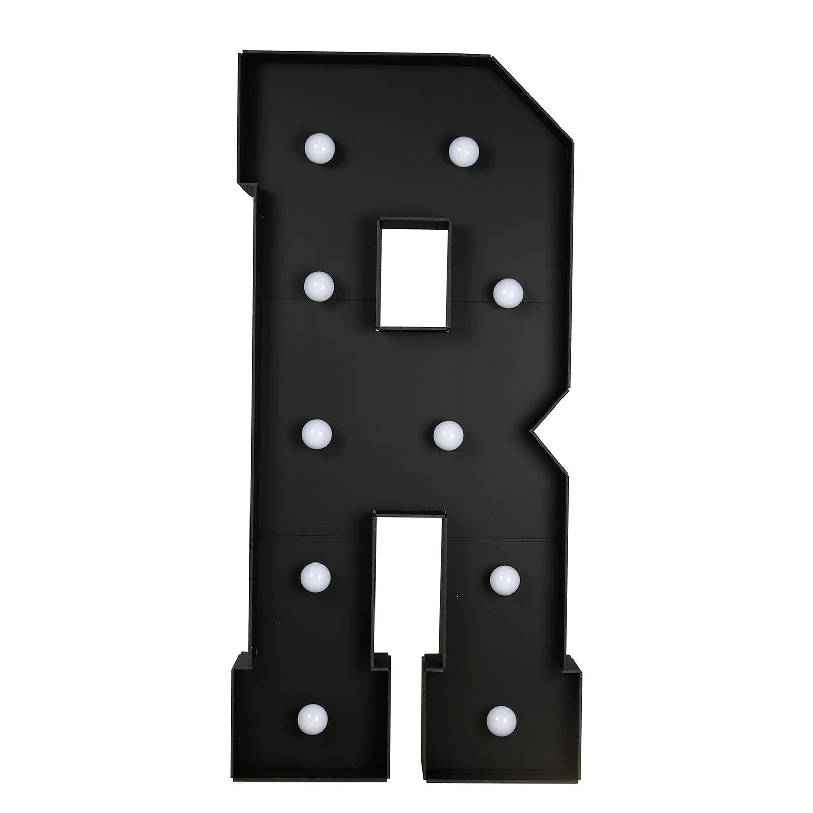 Black 4ft Lighted Pre-Cut Foam Board LED Marquee Letter