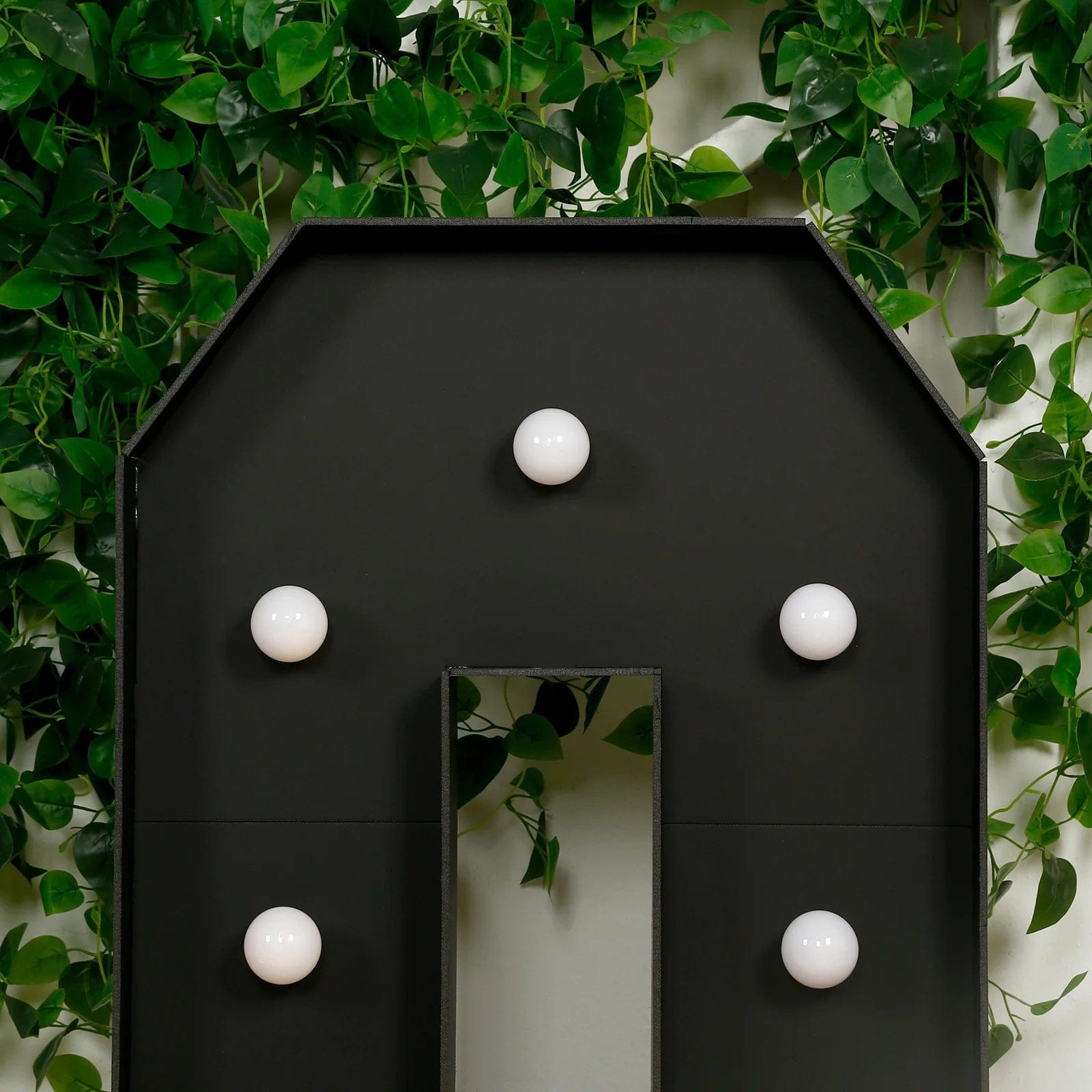 Black 4ft Lighted Pre-Cut Foam Board LED Marquee Letter