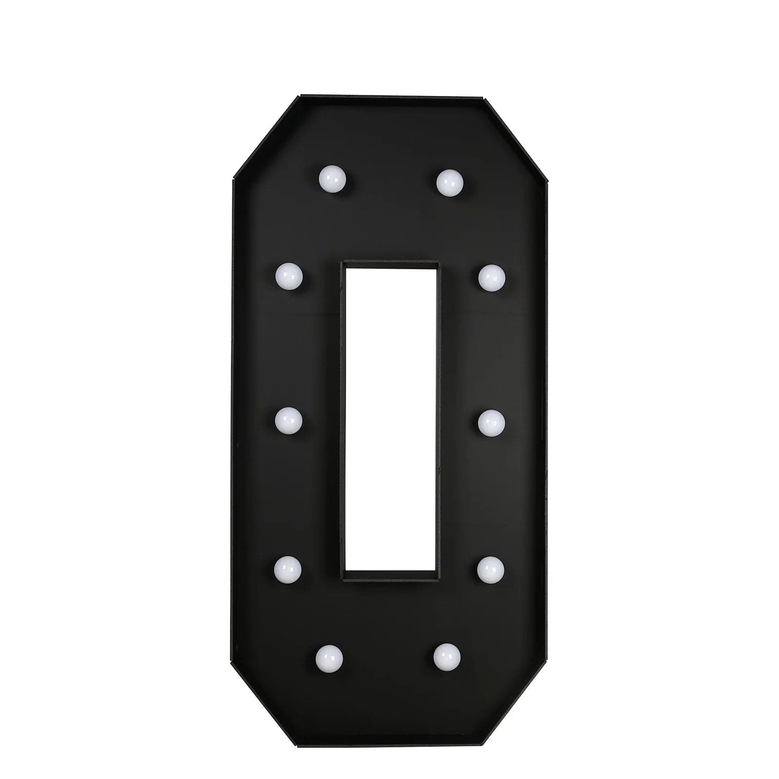 Black 4ft Lighted Pre-Cut Foam Board LED Marquee Letter
