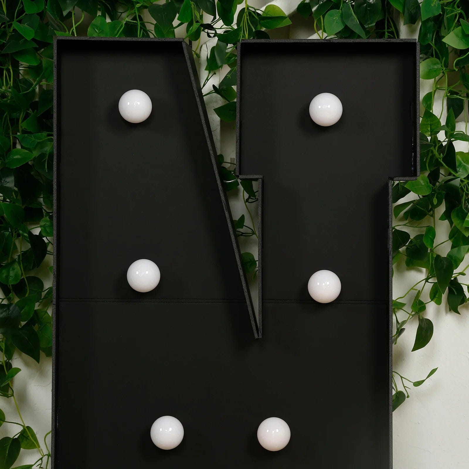 Black 4ft Lighted Pre-Cut Foam Board LED Marquee Letter