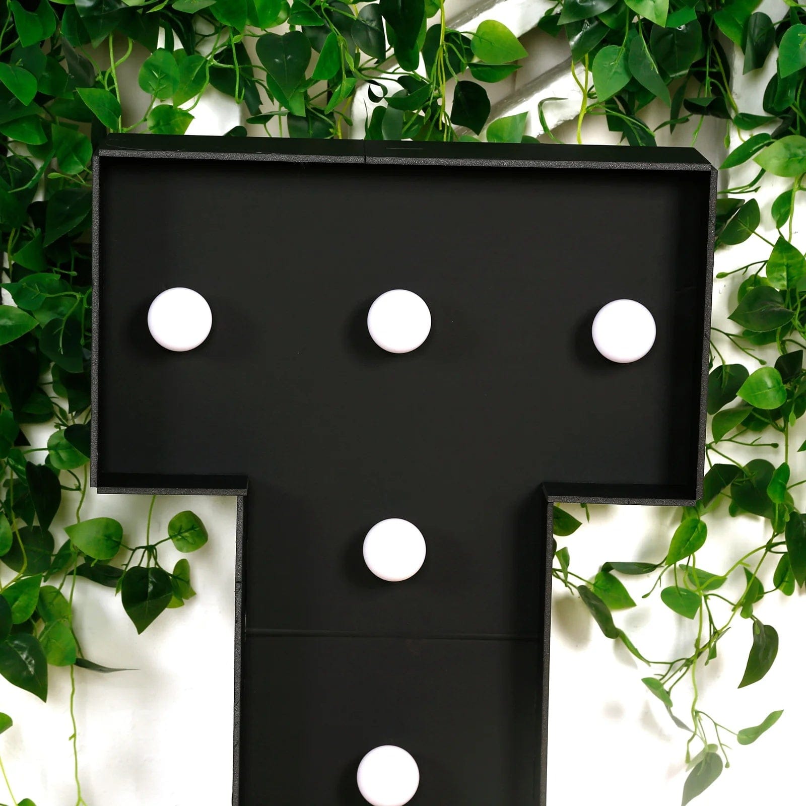 Black 4ft Lighted Pre-Cut Foam Board LED Marquee Letter