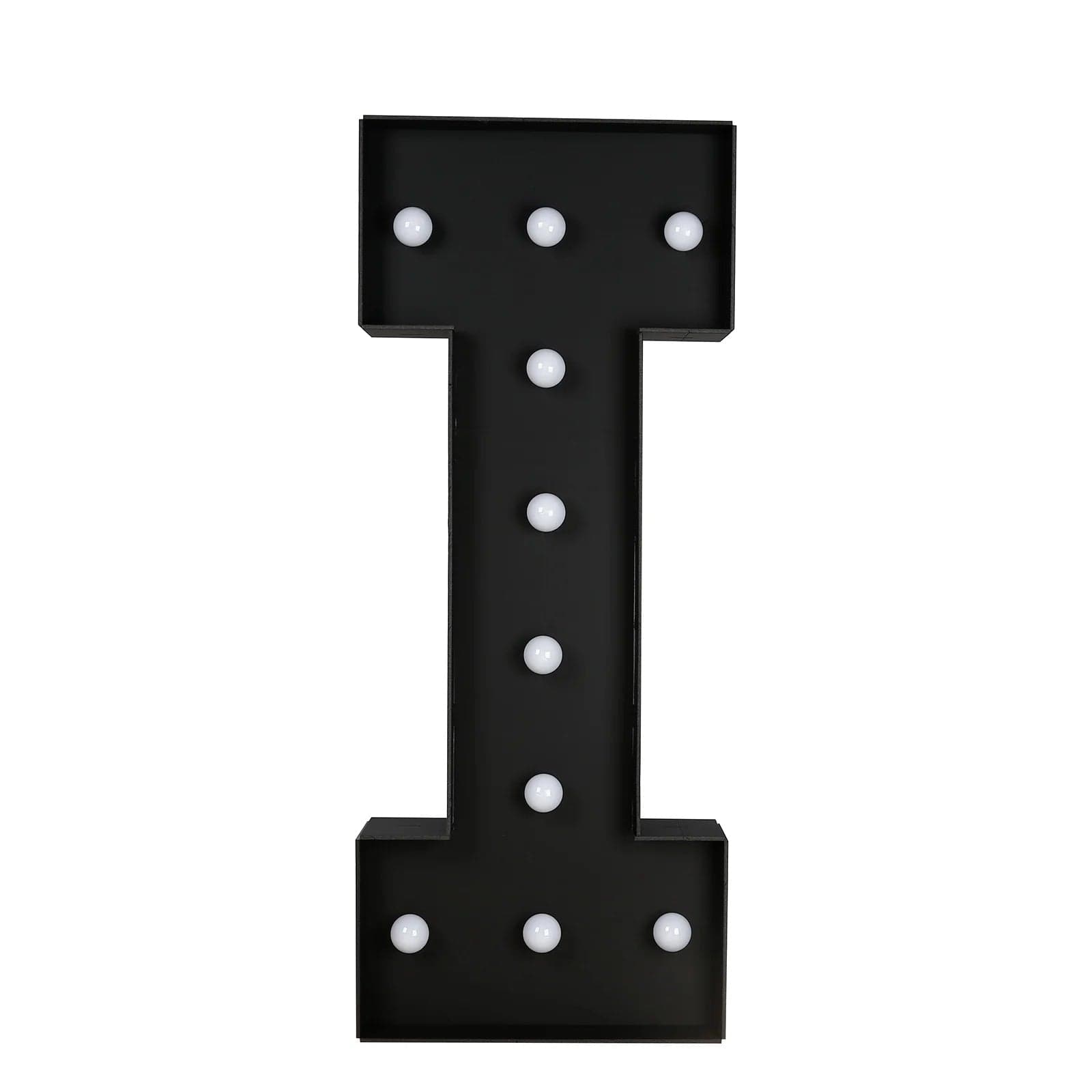 Black 4ft Lighted Pre-Cut Foam Board LED Marquee Letter