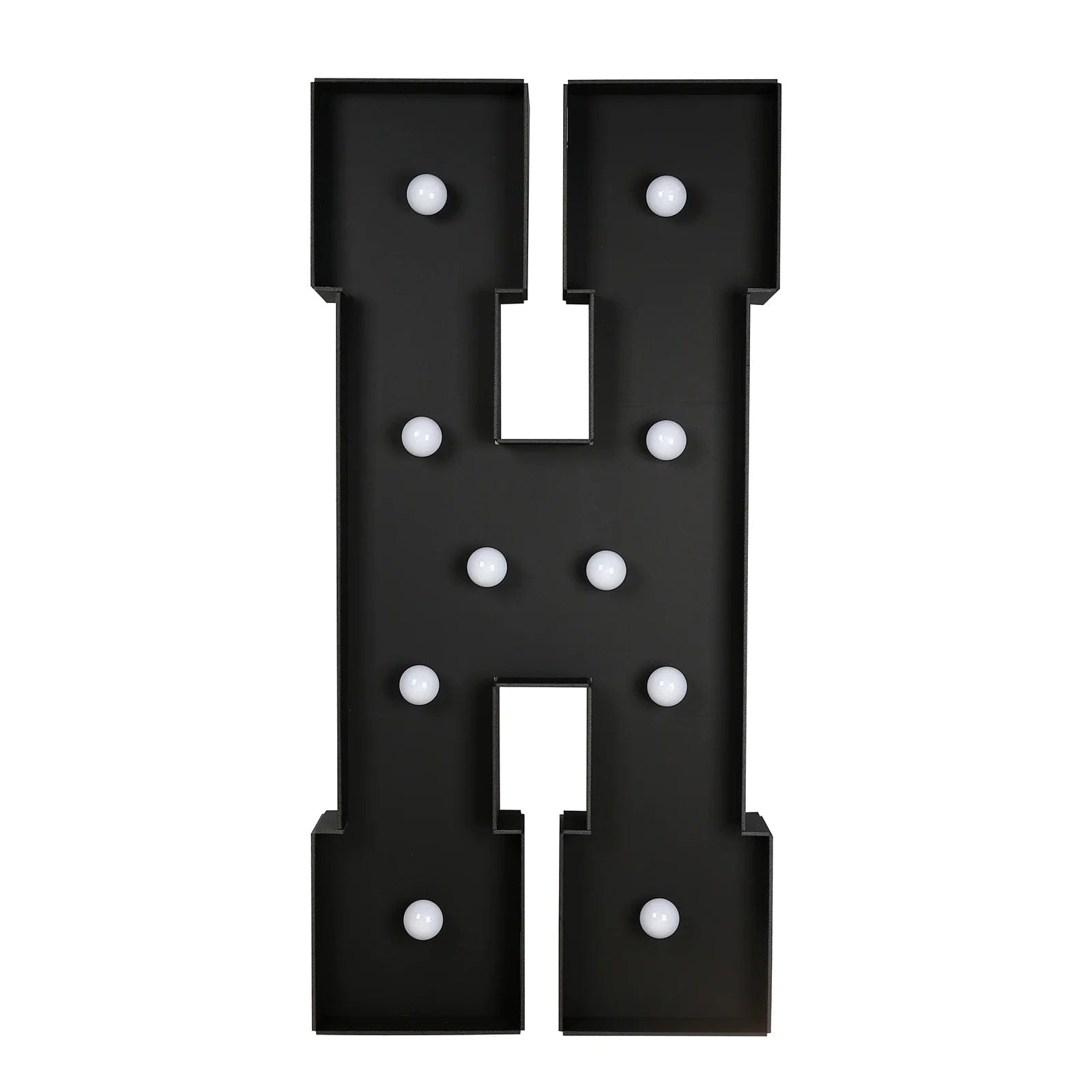 Black 4ft Lighted Pre-Cut Foam Board LED Marquee Letter