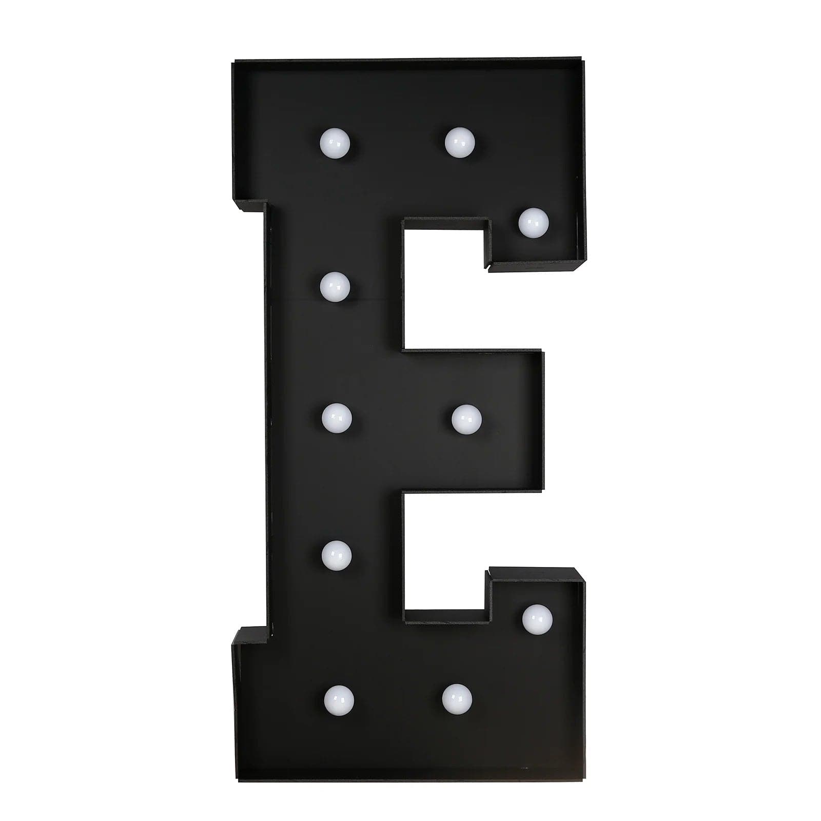 Black 4ft Lighted Pre-Cut Foam Board LED Marquee Letter