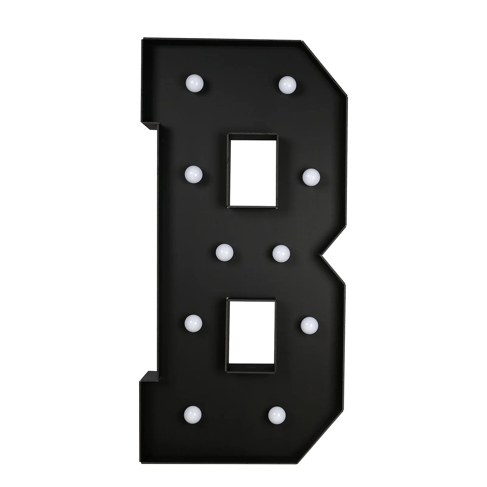Black 4ft Lighted Pre-Cut Foam Board LED Marquee Letter