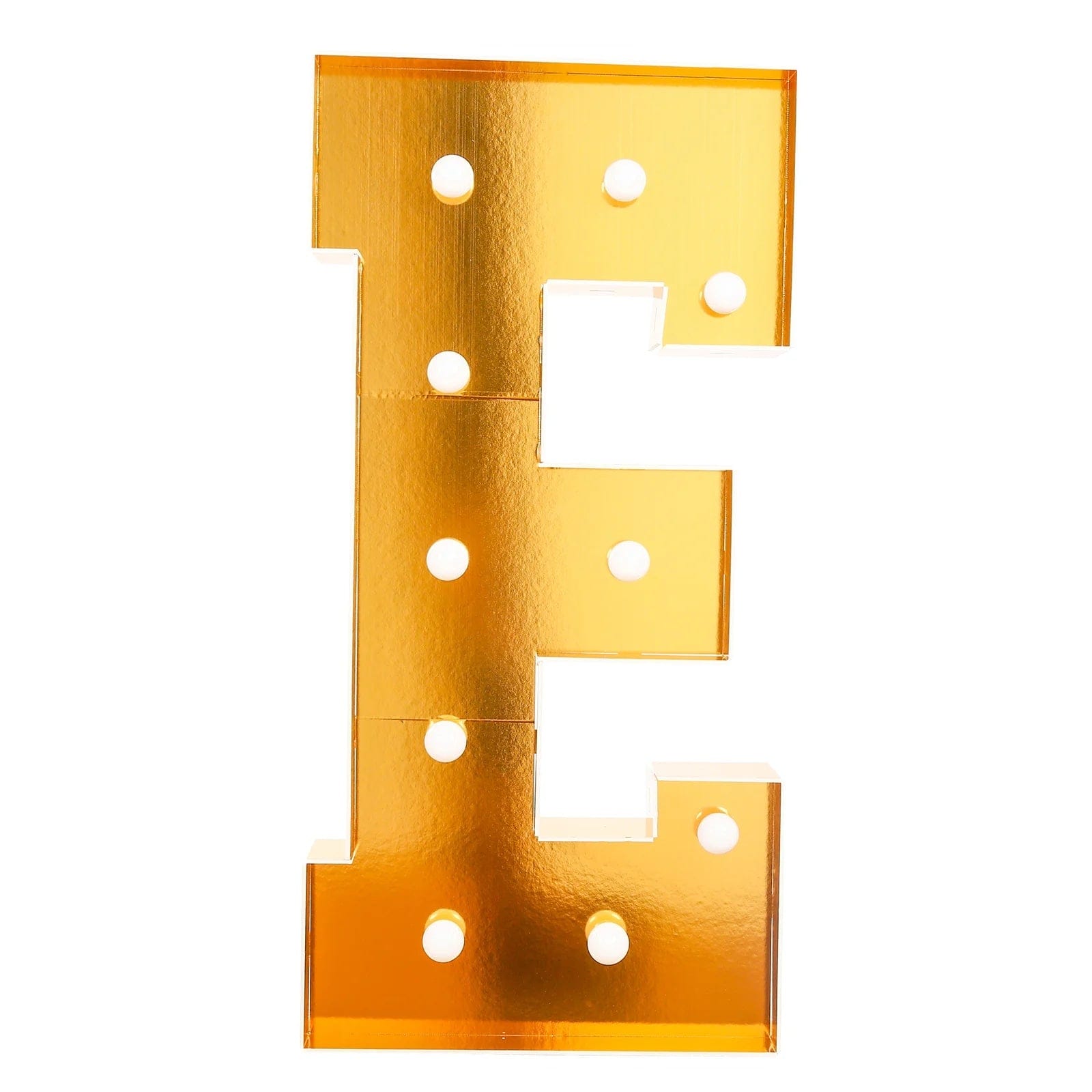 Gold 4ft Lighted Pre-Cut Foam Board LED Marquee Letter