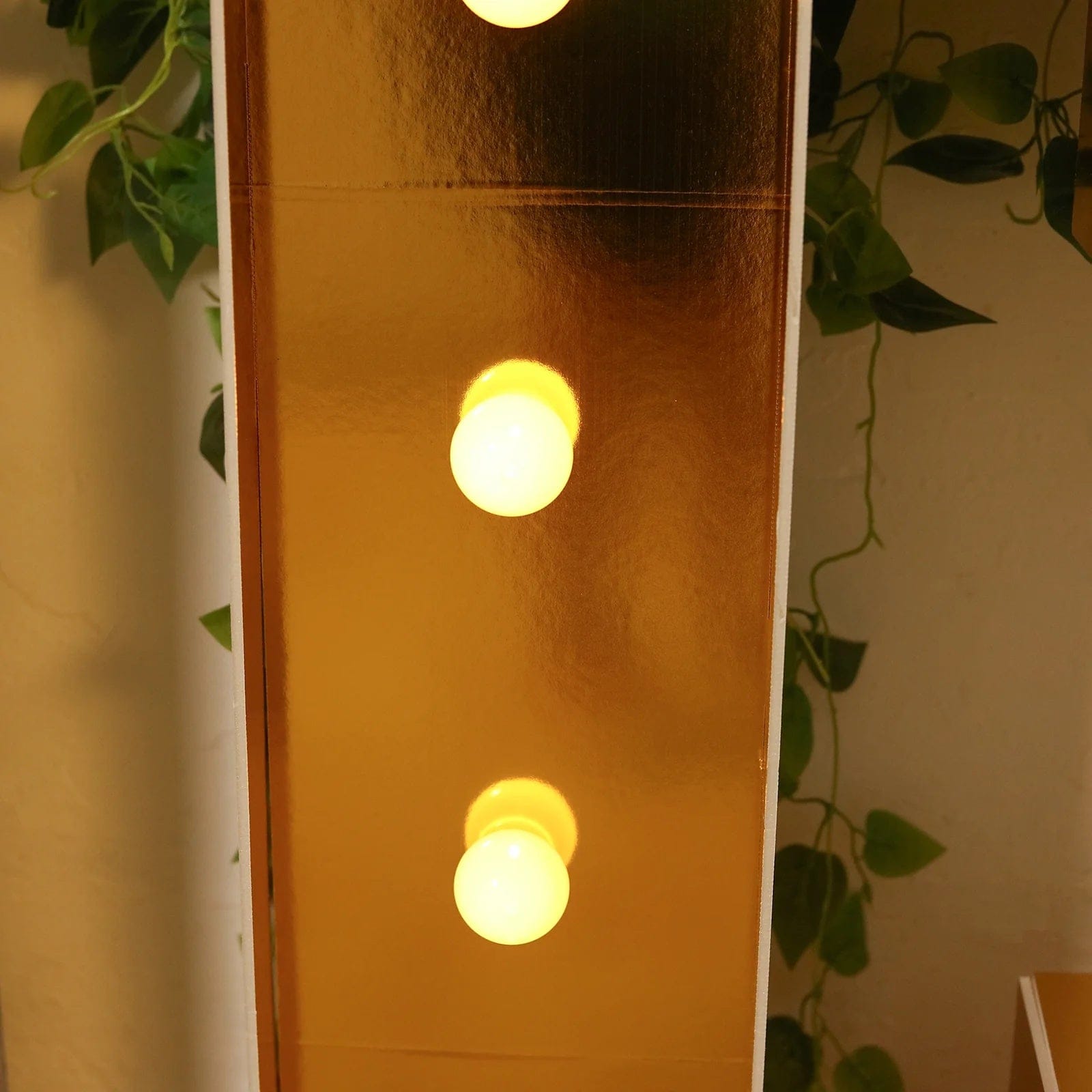 Gold 4ft Lighted Pre-Cut Foam Board LED Marquee Letter