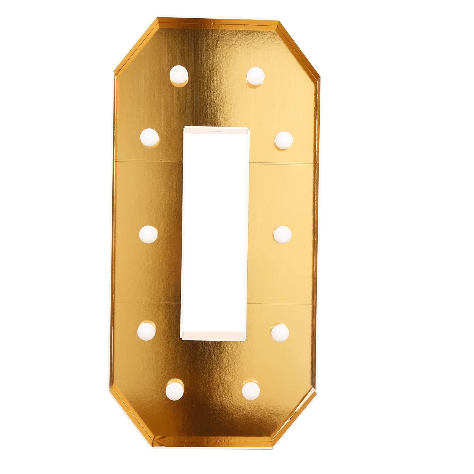 Gold 4ft Lighted Pre-Cut Foam Board LED Marquee Letter