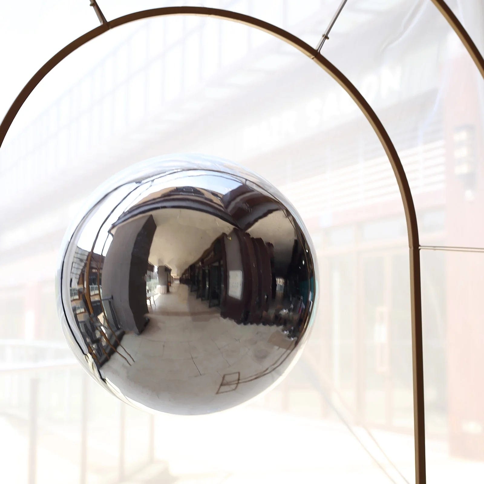 Stainless Steel Globe Gazing Reflective Mirror Ball