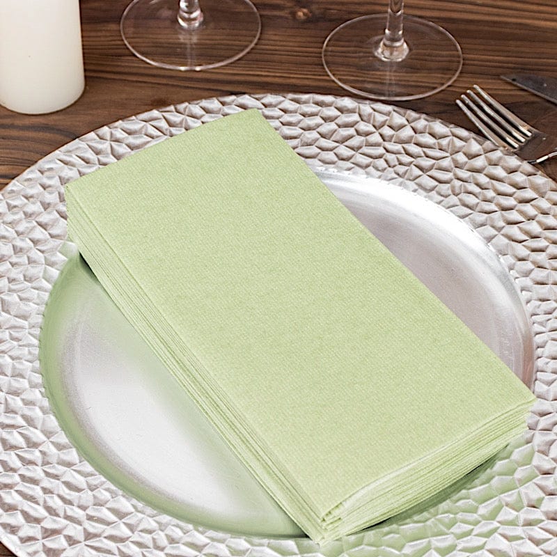 20 Rectangular 17x12 in Disposable Airlaid Paper Dinner Table Napkins
