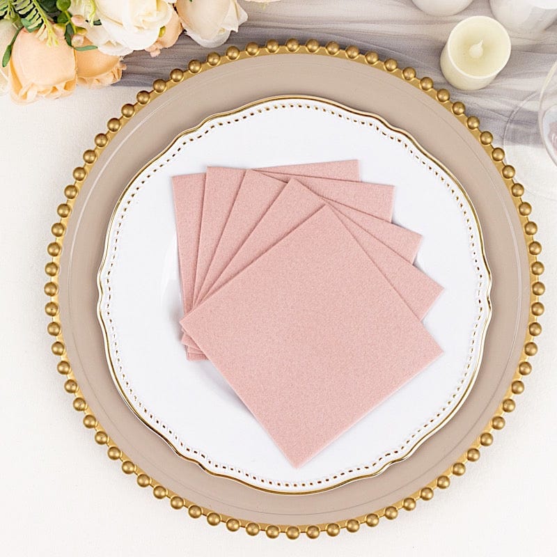 20 Square 10x10 in Disposable Airlaid Paper Cocktail Napkins