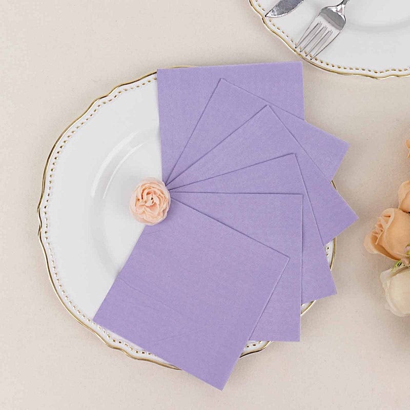 50 Disposable 2 Ply Soft Dinner Cocktail Paper Napkins