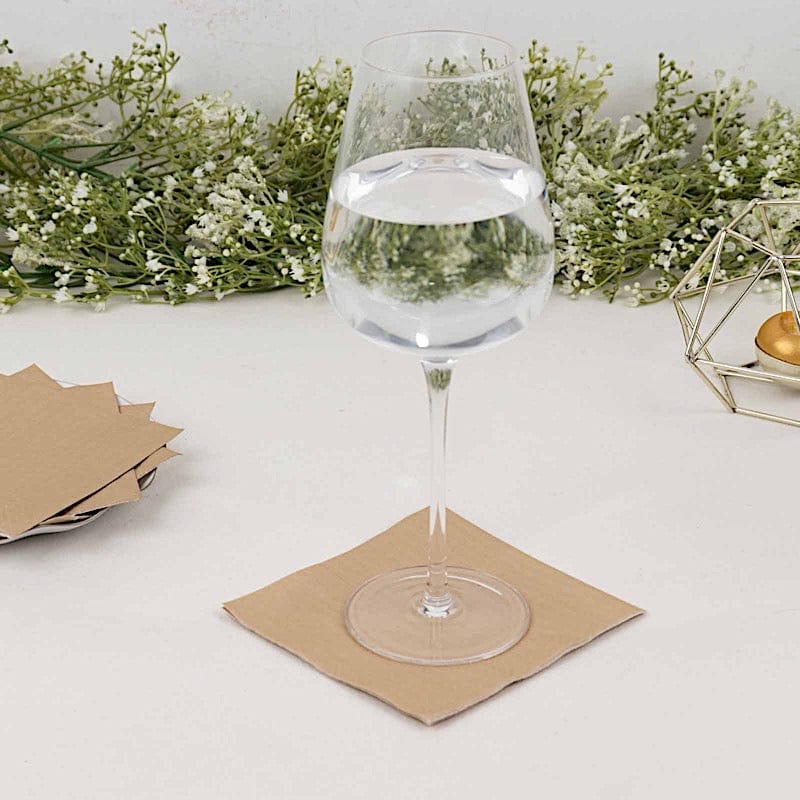 50 Disposable 2 Ply Soft Dinner Cocktail Paper Napkins
