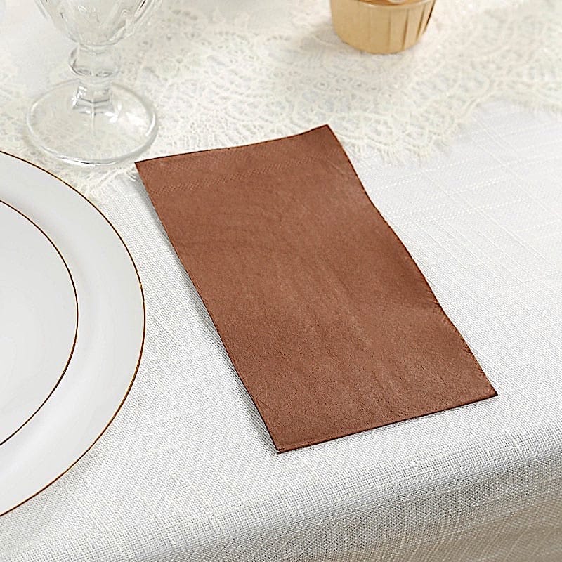 50 Plain Soft 2 Ply Dinner Table Cocktail Paper Napkins