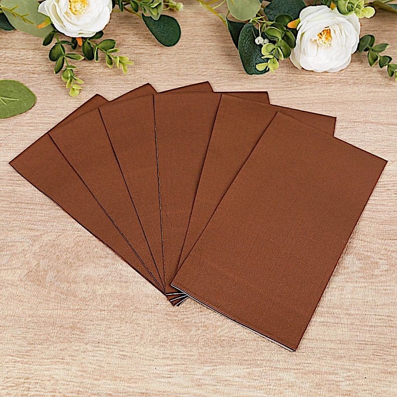 50 Plain Soft 2 Ply Dinner Table Cocktail Paper Napkins
