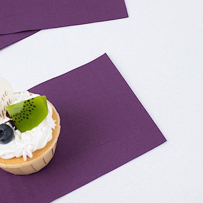 50 Plain Soft 2 Ply Dinner Table Cocktail Paper Napkins