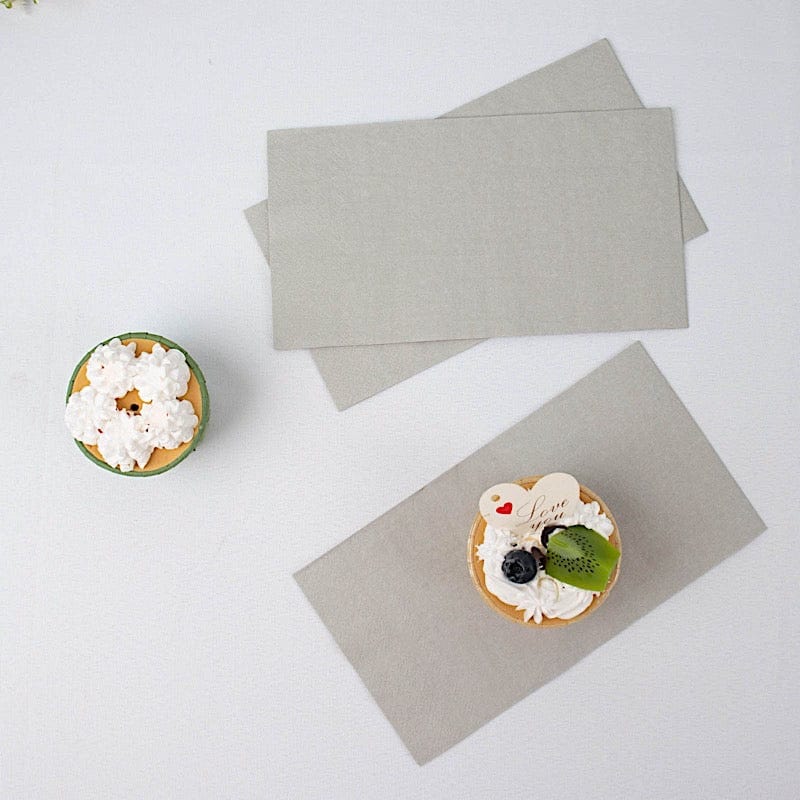 50 Plain Soft 2 Ply Dinner Table Cocktail Paper Napkins