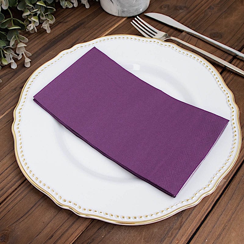 50 Plain Soft 2 Ply Dinner Table Cocktail Paper Napkins
