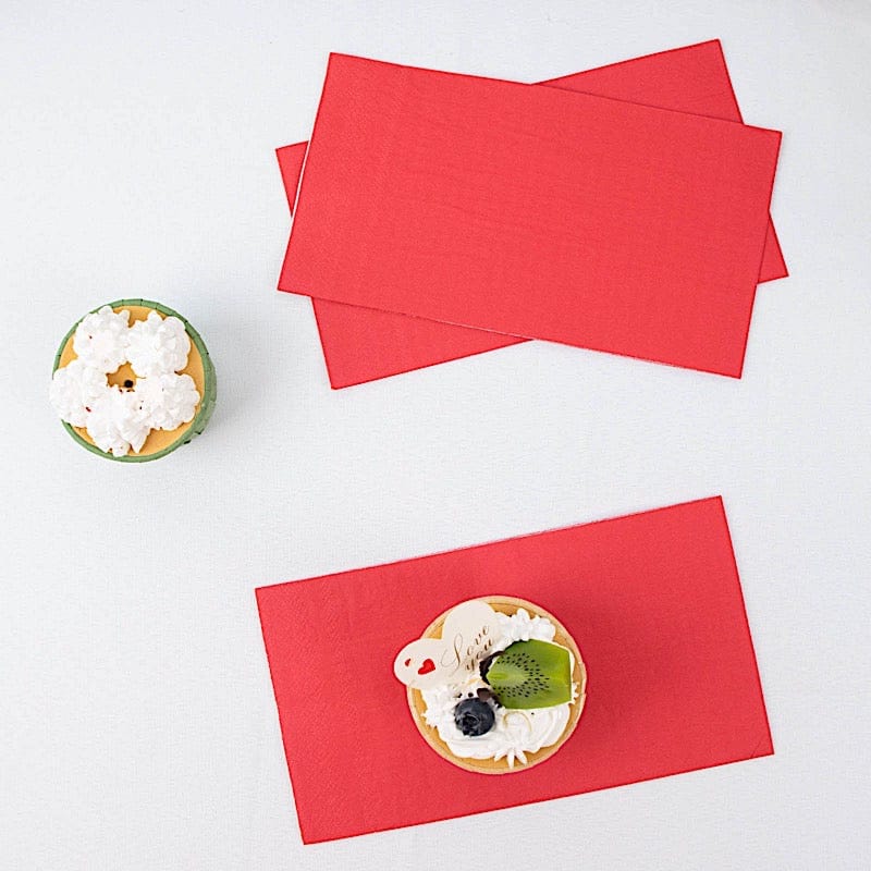 50 Plain Soft 2 Ply Dinner Table Cocktail Paper Napkins