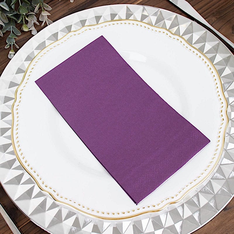 50 Plain Soft 2 Ply Dinner Table Cocktail Paper Napkins