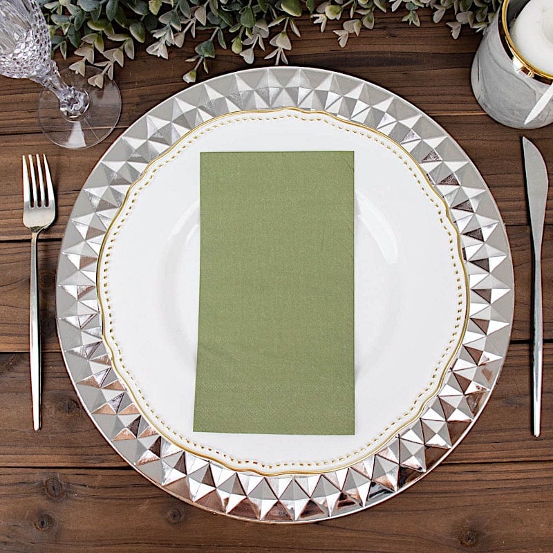 50 Plain Soft 2 Ply Dinner Table Cocktail Paper Napkins