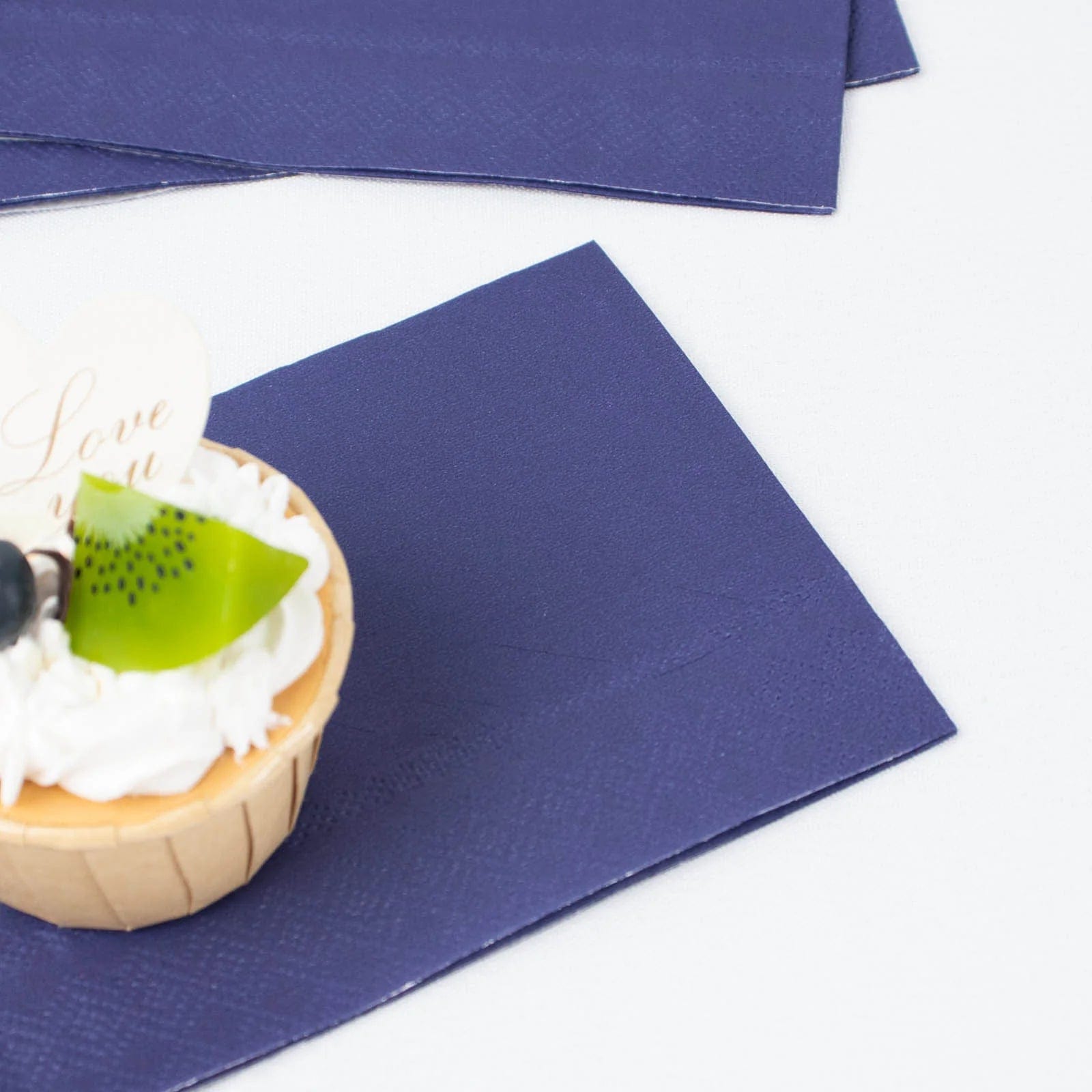 50 Plain Soft 2 Ply Dinner Table Cocktail Paper Napkins