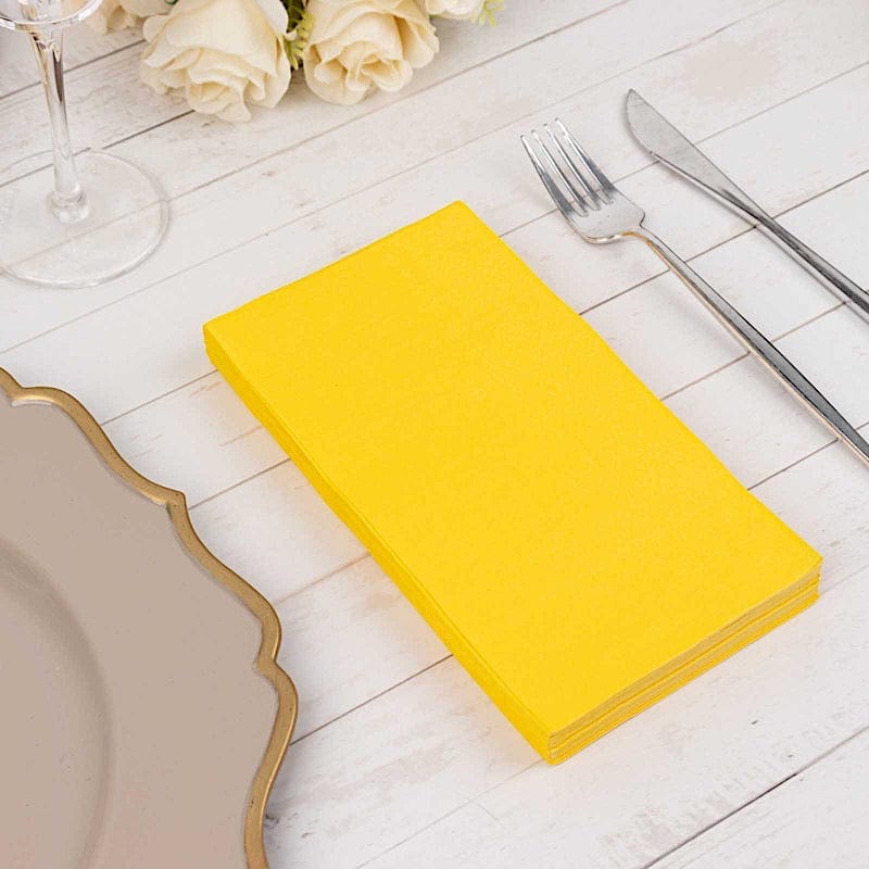 50 Plain Soft 2 Ply Dinner Table Cocktail Paper Napkins