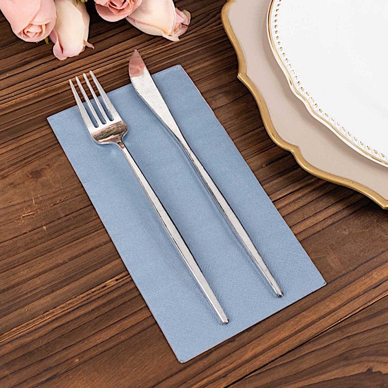 50 Plain Soft 2 Ply Dinner Table Cocktail Paper Napkins