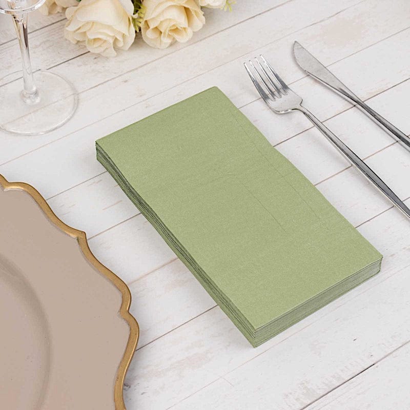 50 Plain Soft 2 Ply Dinner Table Cocktail Paper Napkins
