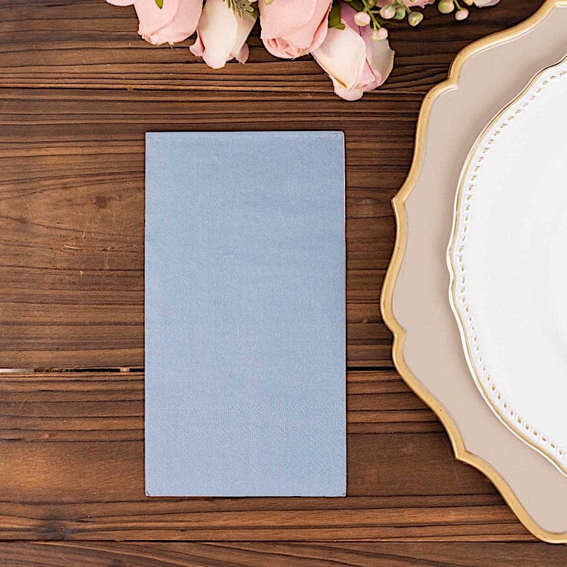 50 Plain Soft 2 Ply Dinner Table Cocktail Paper Napkins