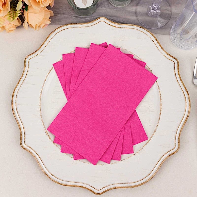50 Plain Soft 2 Ply Dinner Table Cocktail Paper Napkins
