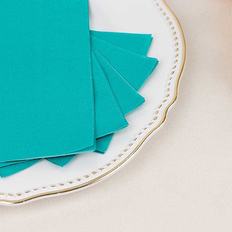 50 Plain Soft 2 Ply Dinner Table Cocktail Paper Napkins