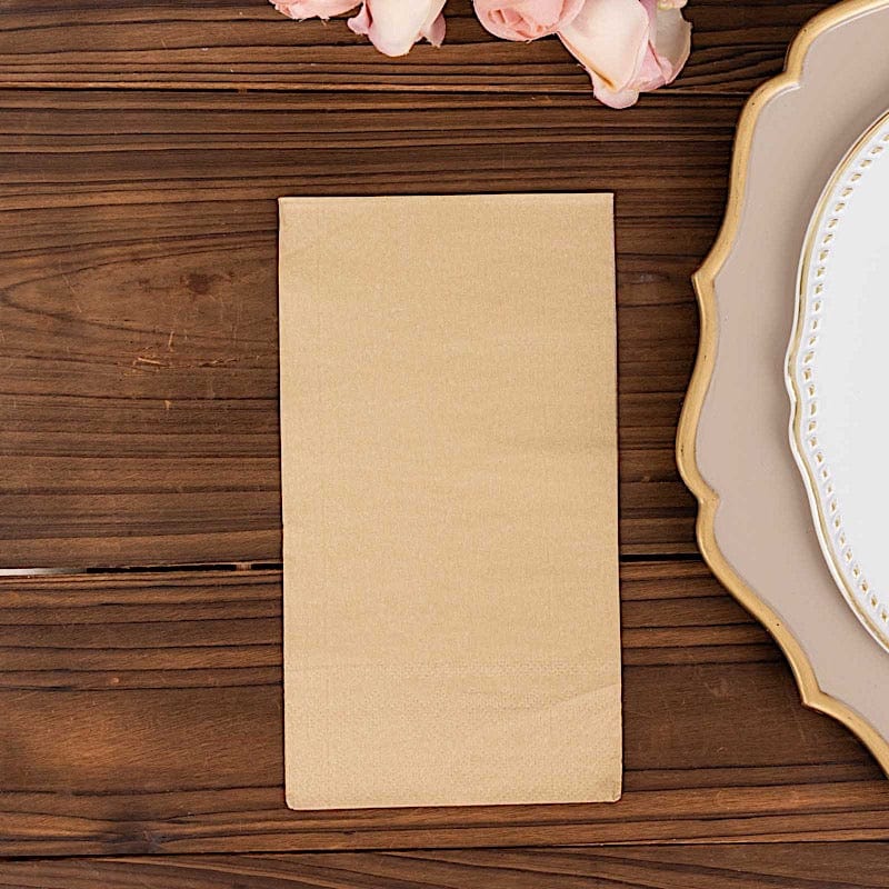 50 Plain Soft 2 Ply Dinner Table Cocktail Paper Napkins