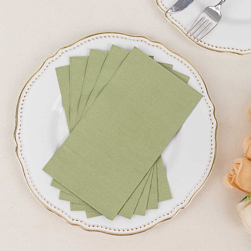 50 Plain Soft 2 Ply Dinner Table Cocktail Paper Napkins