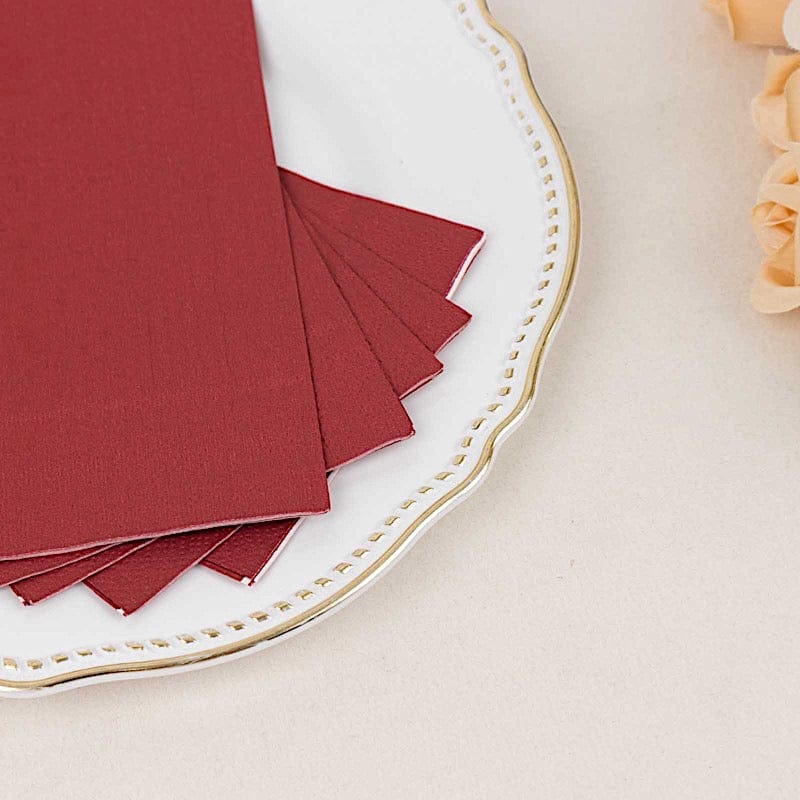 50 Plain Soft 2 Ply Dinner Table Cocktail Paper Napkins