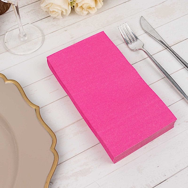 50 Plain Soft 2 Ply Dinner Table Cocktail Paper Napkins