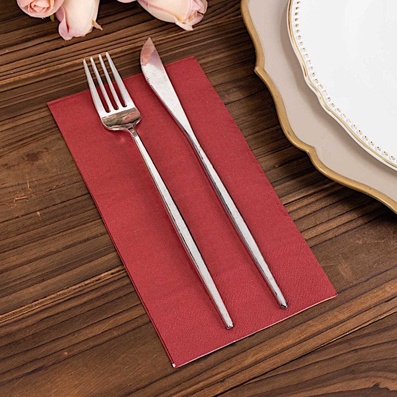 50 Plain Soft 2 Ply Dinner Table Cocktail Paper Napkins