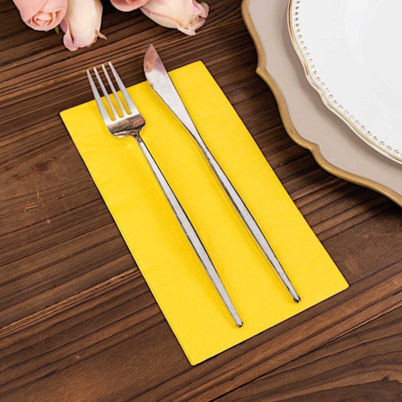 50 Plain Soft 2 Ply Dinner Table Cocktail Paper Napkins