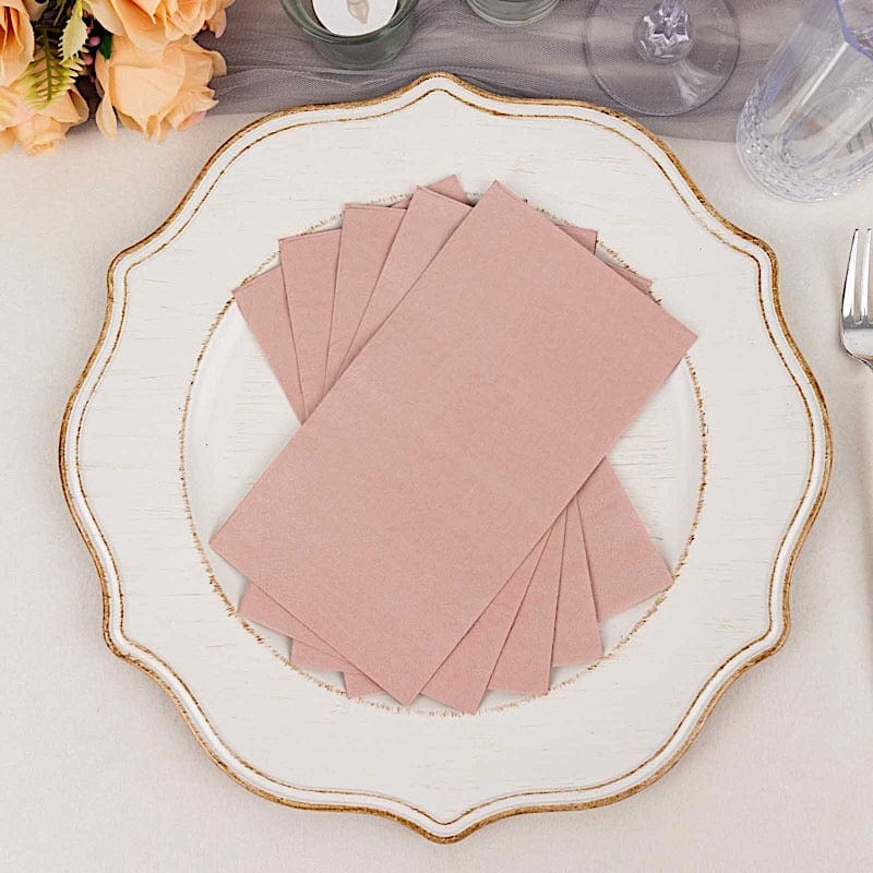 50 Plain Soft 2 Ply Dinner Table Cocktail Paper Napkins
