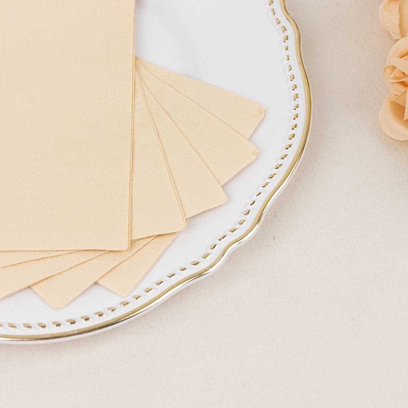 50 Plain Soft 2 Ply Dinner Table Cocktail Paper Napkins