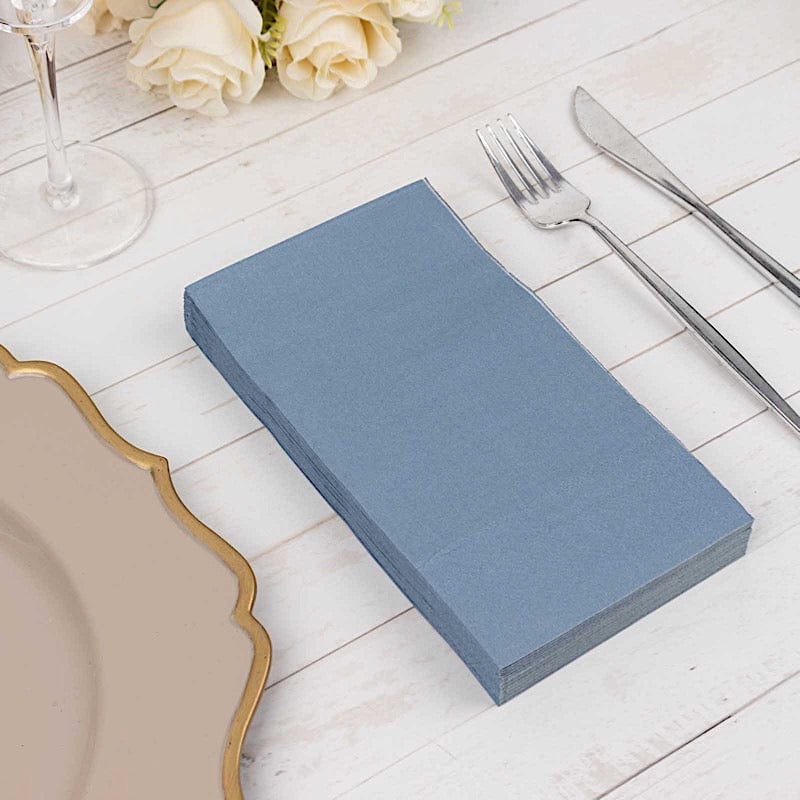 50 Plain Soft 2 Ply Dinner Table Cocktail Paper Napkins