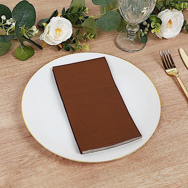 50 Plain Soft 2 Ply Dinner Table Cocktail Paper Napkins