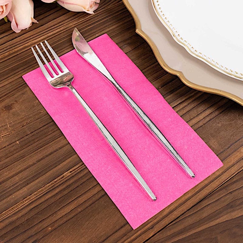 50 Plain Soft 2 Ply Dinner Table Cocktail Paper Napkins