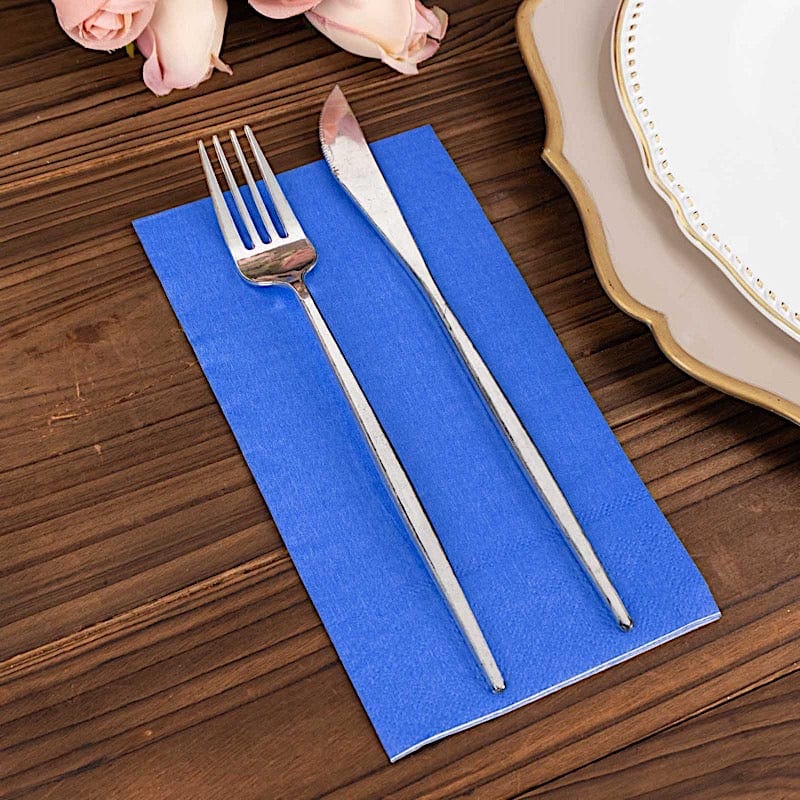 50 Plain Soft 2 Ply Dinner Table Cocktail Paper Napkins