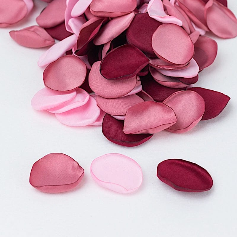 400 Matte Silk Rose Petals Round Artificial Flowers Table Confetti