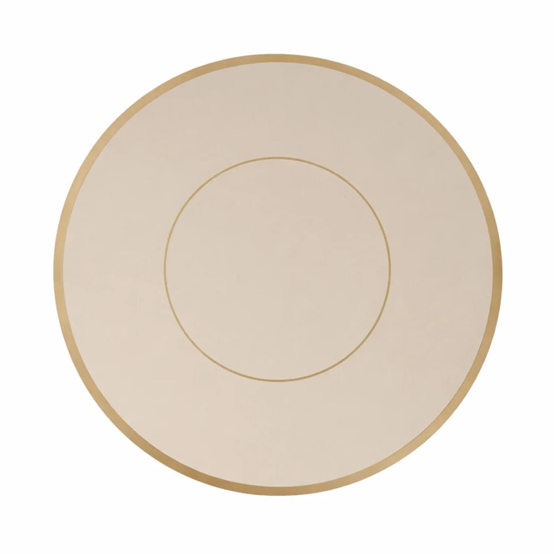 50 Disposable 13 in Round Cardboard Paper Table Placemats