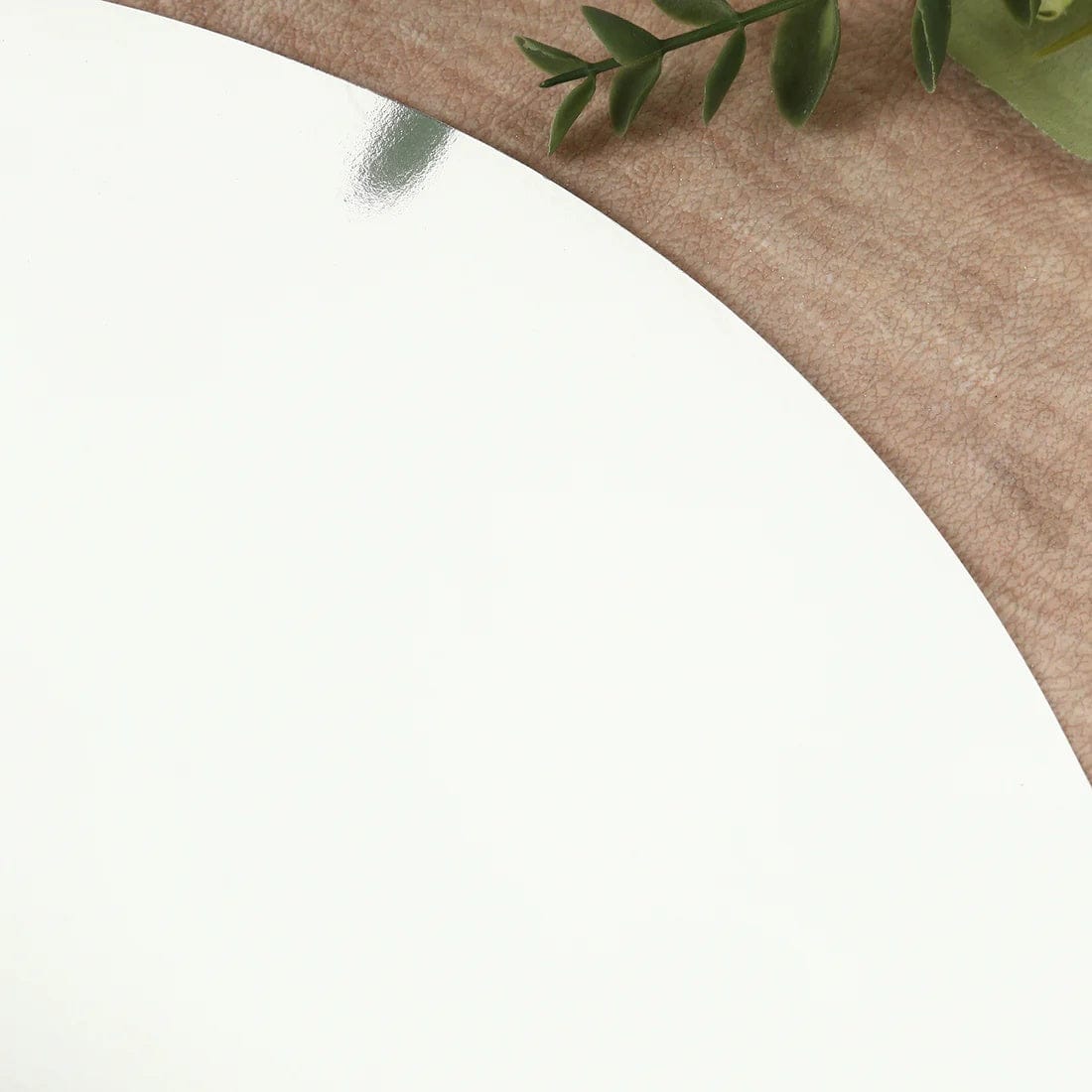 50 Disposable 13 in Round Cardboard Paper Table Placemats