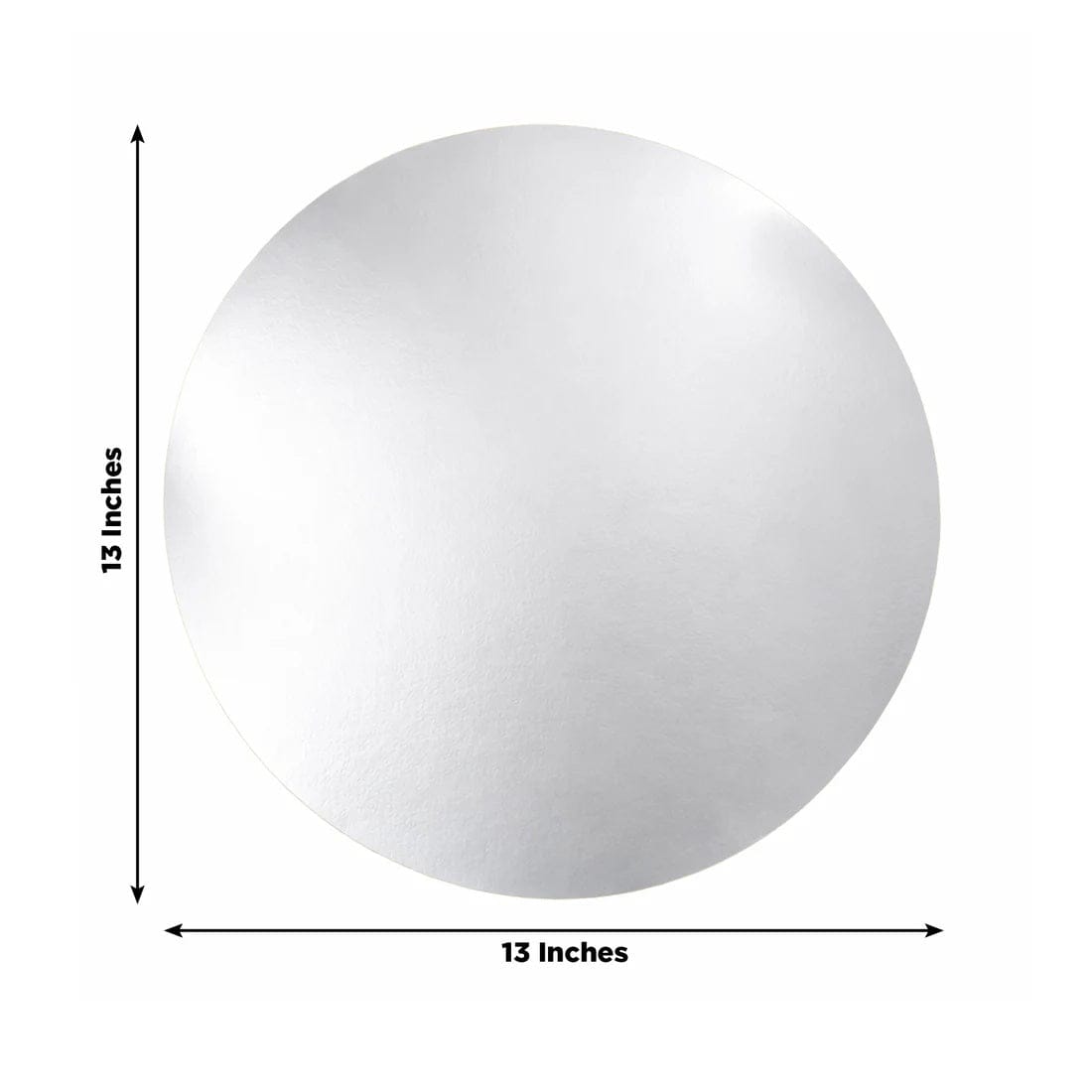 50 Disposable 13 in Round Cardboard Paper Table Placemats