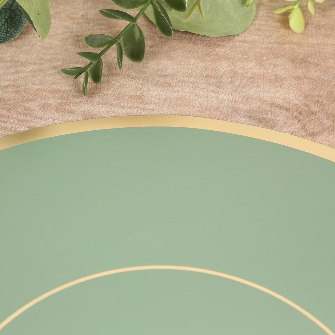 50 Disposable 13 in Round Cardboard Paper Table Placemats