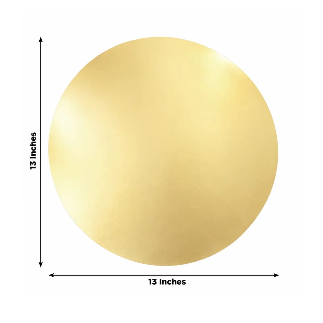 50 Disposable 13 in Round Cardboard Paper Table Placemats